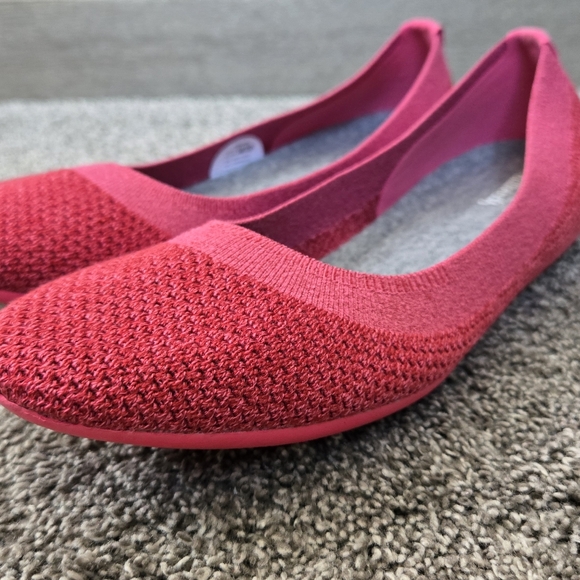 Allbirds Tree Breezer Women's Ballet Flats NEW size 10 in Lux Pink - Picture 7 of 11